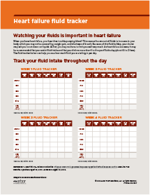 Heart failure fluid tracker
