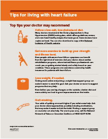 Heart failure tips for living